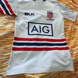 BLK brand USA Rugby All-American Alternate Jersey - No. 11 - Size “Men’s” Small